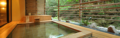 Hinode-yu, open-air bath